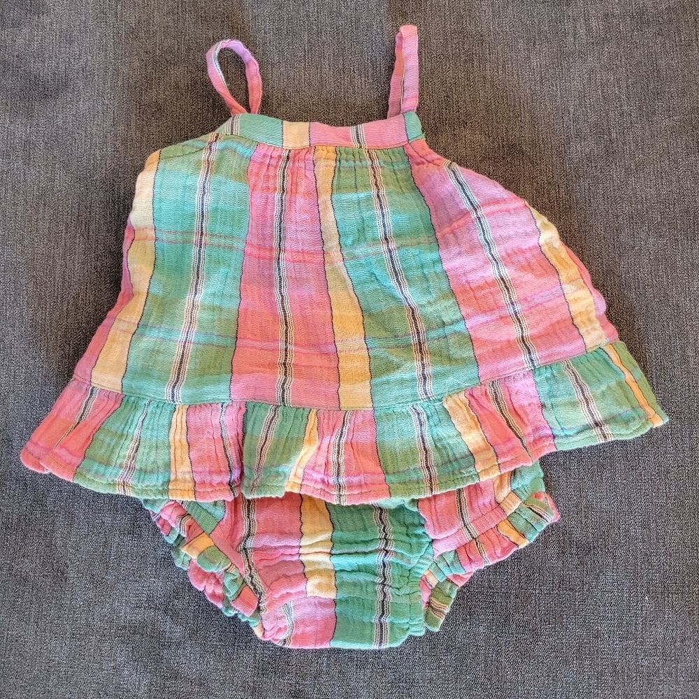 Baby Gap Summer Tank Top Two Piece Set 3-6 Months